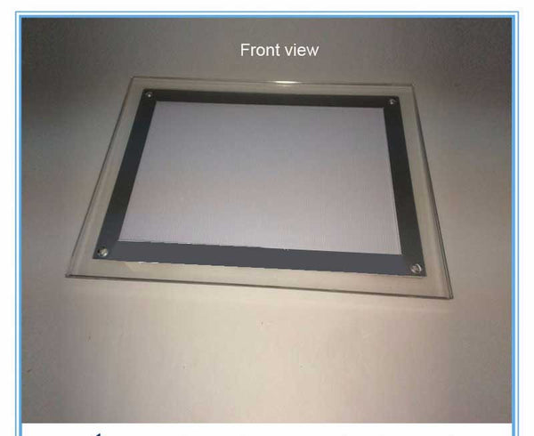 LED light box acrylic light photo frame snap box custom size (REF: Y02)