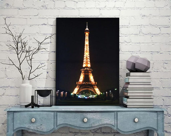 Eiffel Tower, Paris LED and Optical Fibre Canvas (REF: A02)