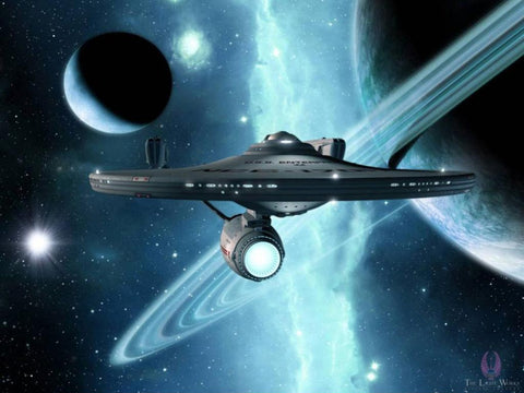 Star Trek Enterprise Space, Planets LED Canvas (REF: A15)