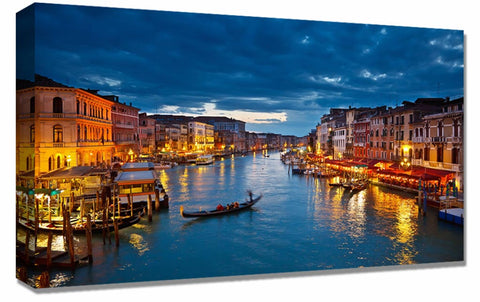 Venice Italy Romanic Light Up Boat LED and Optical light Fibre Colour (REF: B25)
