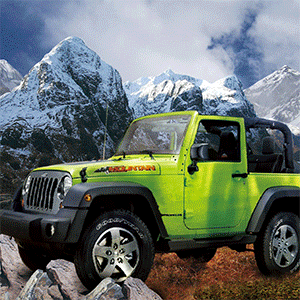 Hologram Lenticular Wall Art Picture Mural Moving Jeep (REF:H06)